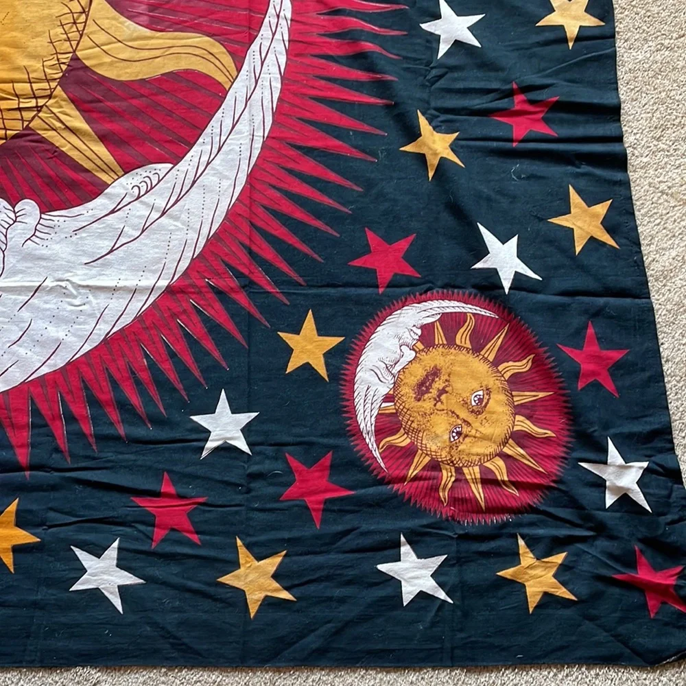 Sun and moon wall tapestry